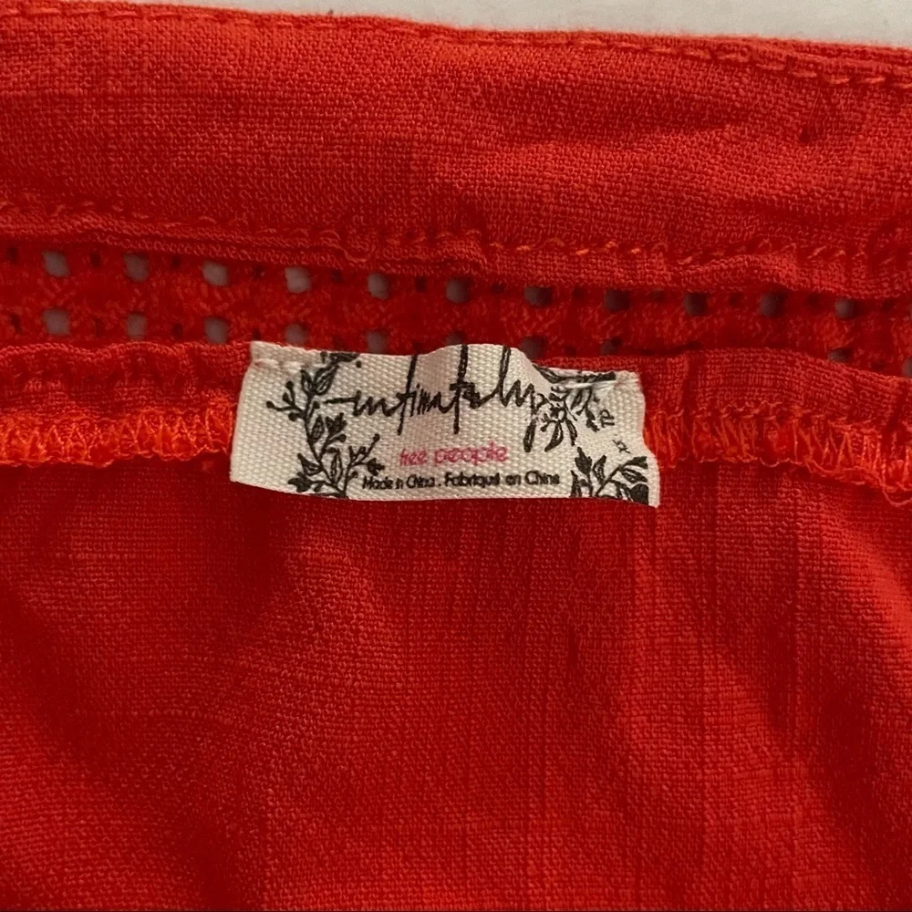 INTIMATELY FREE PEOPLE Beyond Me Red Mini‎ Dress